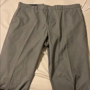 Perry Ellis Slim Fit Silver Slacks 38X32